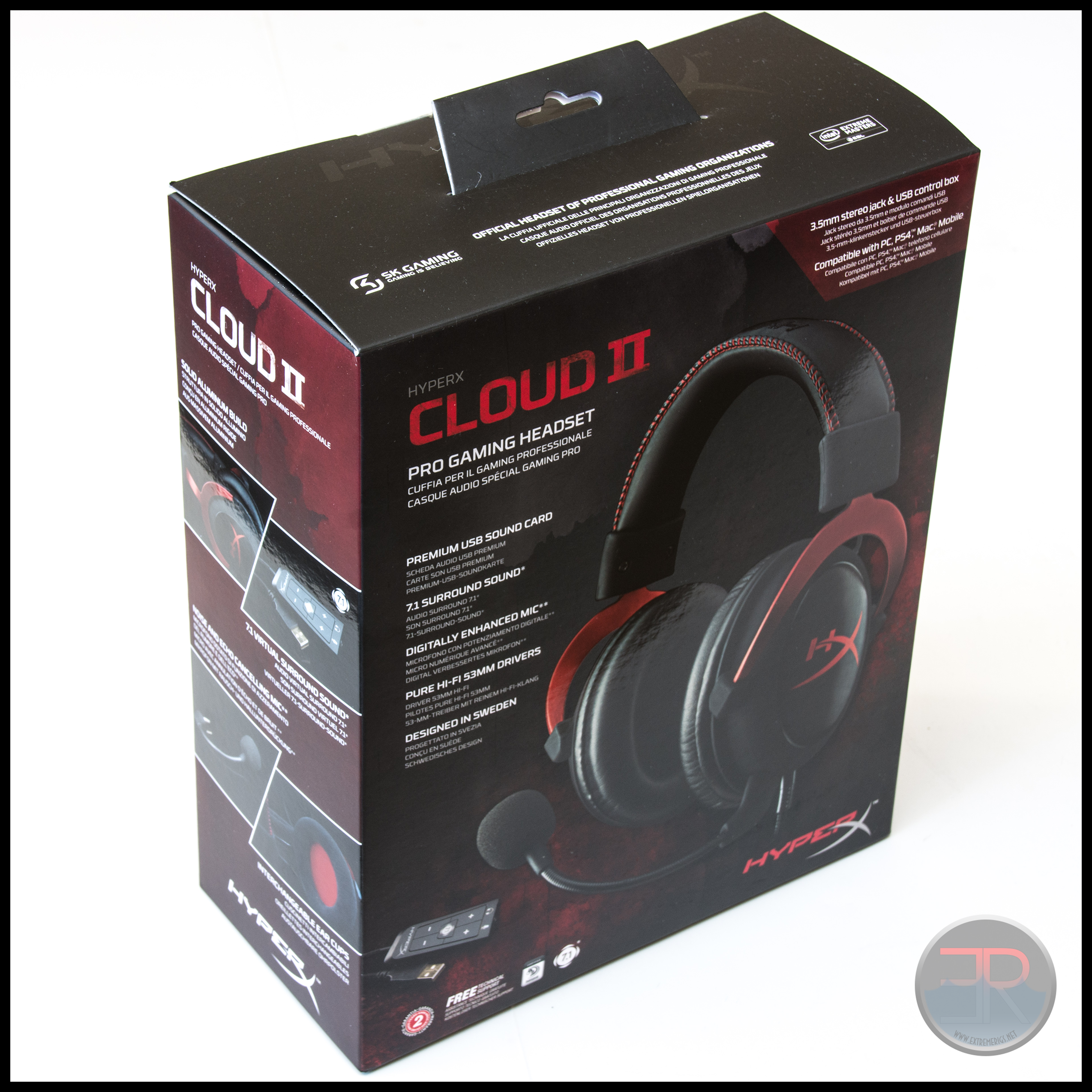 Microphone pour Kingston Hyper X Cloud Ii Gaming Headset, perche