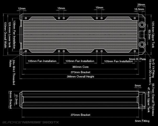 HardwareLabs Nemesis 360 GTX Radiator Review - Page 2 of 6 ...