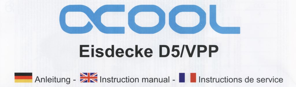 Eisdecke D5 Instructions