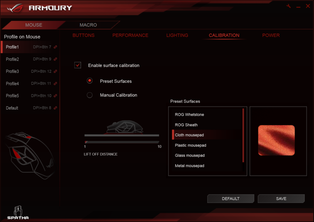 Asus ROG Spatha Wireless Mouse Armory Software